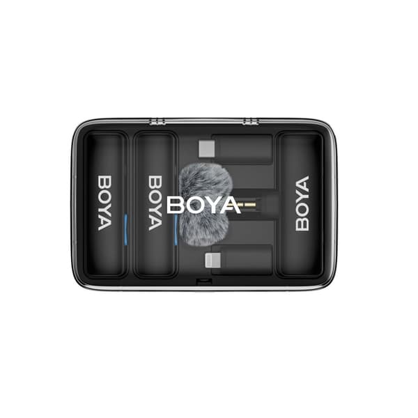 BOYA Mikrofon BOYALINK V2.0 3,5mm Trådløst X2-system Lightning USB-C