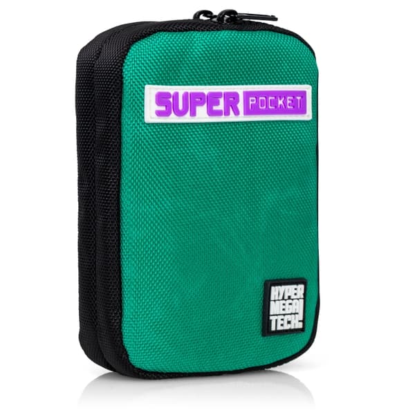 Blaze Evercade Hmt Super Pocket kangaskotelo - vihreä/musta