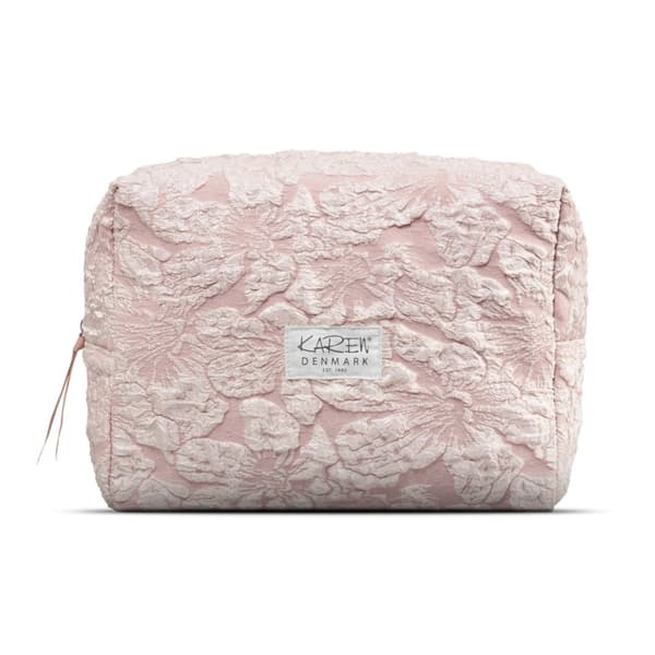 Karen Toalettveske - Rosa brokade