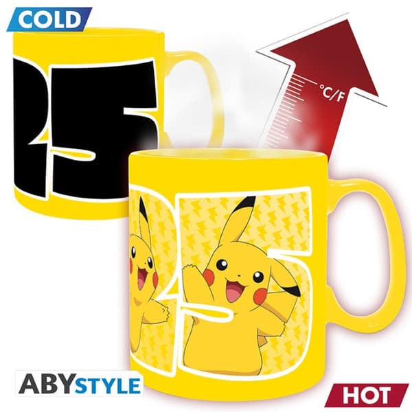 Abysse POKEMON - Värmeändringsmugg - 460 ml - Pikachu 25