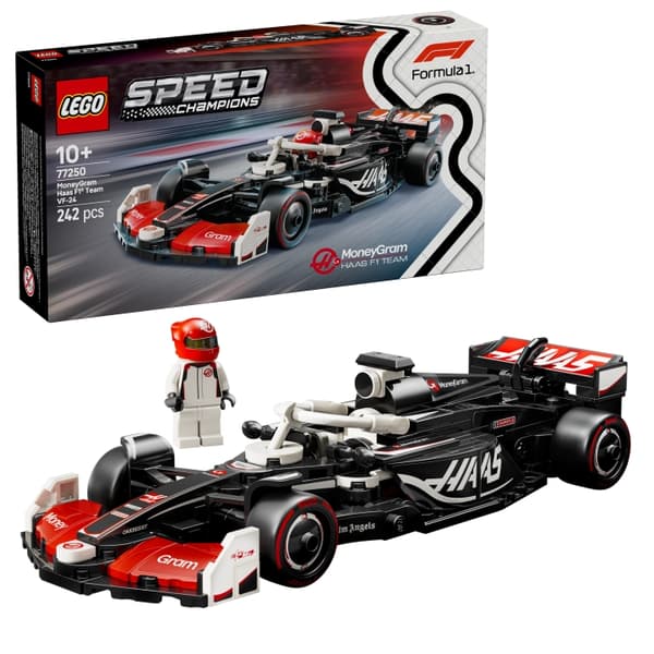 LEGO Speed Champions - MoneyGram Haas F1 Team VF-24 Racerbil (77250)
