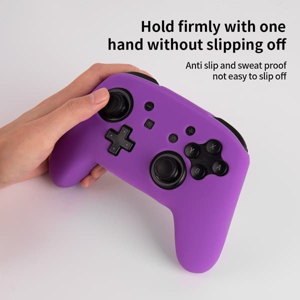Kompatibel med Nintendo Switch Pro Controller Case Silikone - Lilla