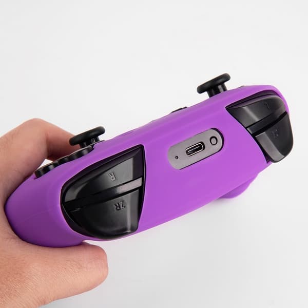 Kompatibel med Nintendo Switch Pro Controller Case Silikone - Hvid
