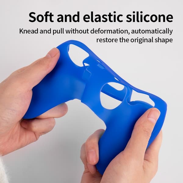 Kompatibel med Nintendo Switch Pro Controller Case Silikon - Gjennomsiktig