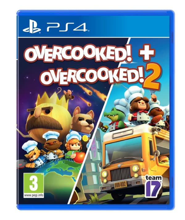 Overcooked + Overcooked 2 Double Pack (PS4)