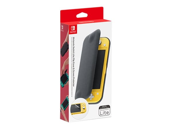 Nintendo Flip Cover & Screen Protector - Vikbart fodral för spelkonsol - för Nintendo Switch Lite