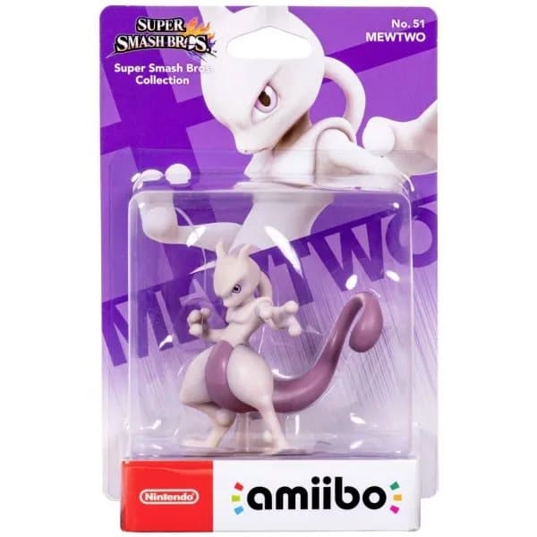 Nintendo Mewtwo, Vit, Lila, 42 g, 129 mm, 92 mm, 190 mm, 115 g
