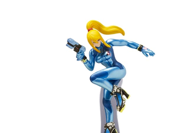 Nintendo amiibo Zero Suit Samus - Super Smash Bros. Collection - extra videospelfigur för spelkonsol