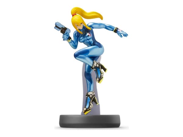 Nintendo amiibo Zero Suit Samus - Super Smash Bros. Collection - extra videospelfigur för spelkonsol