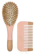 Miniatyrbild 2 av 4: Bachca Paris Baby Pink Brush Set 2 piece Small Brush/Wood Comb