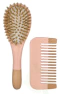 Miniatyrbild 1 av 4: Bachca Paris Baby Pink Brush Set 2 piece Small Brush/Wood Comb