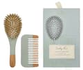 Miniatyrbild 3 av 4: Bachca Paris Baby Blue Brush Set 2 piece Small Brush/Wood Comb