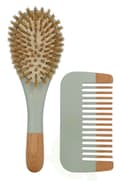 Miniatyrbild 1 av 4: Bachca Paris Baby Blue Brush Set 2 piece Small Brush/Wood Comb