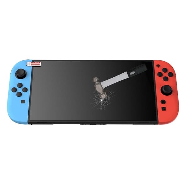 Dobe 2-osainen karkaistusta lasista valmistettu näytönsuoja, yhteensopiva Nintendo Switch 2:n kanssa