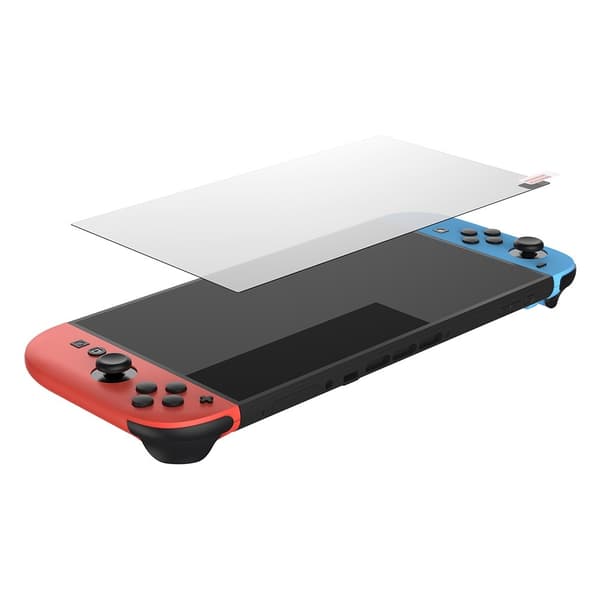 Dobe 2-osainen karkaistusta lasista valmistettu näytönsuoja, yhteensopiva Nintendo Switch 2:n kanssa