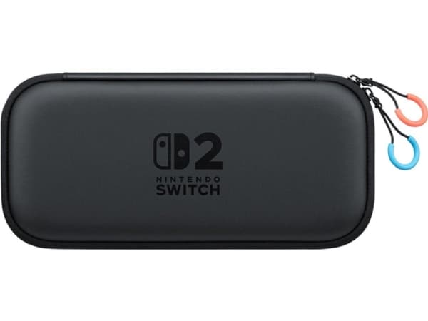 Nintendo Switch 2 Carrying Case & Screen Protector, Hardshell case, Nintendo, Black, Zipper, 142 mm, 338 mm