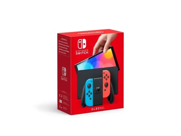 Nintendo Switch OLED, Nintendo Switch, NVIDIA Custom Tegra, Svart, Blå, Röd, Analog / Digital, D-pad, Home-knapp, Knappar Svart, Blå, Röd