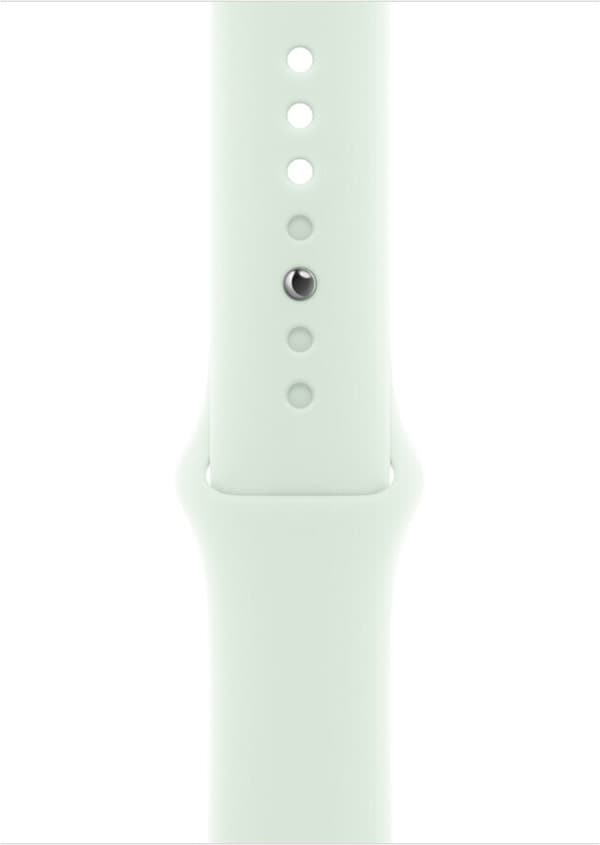 Apple Watch 45 mm vaaleanminttu urheiluranneke, M/L (MWN03)