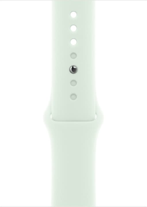 Apple Watch 45 mm vaaleanminttu urheiluranneke, M/L (MWN03)
