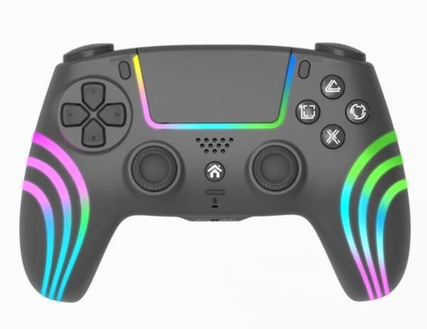 Deep Explorer Trådlös handkontroll svart PS4 / PS3 / PC