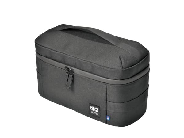 Hori Compact Carry All, Reiseveske, Nintendo, Svart, Nintendo Switch, Nintendo Switch 2, Nintendo Switch OLED, Glidelås, 150 mm