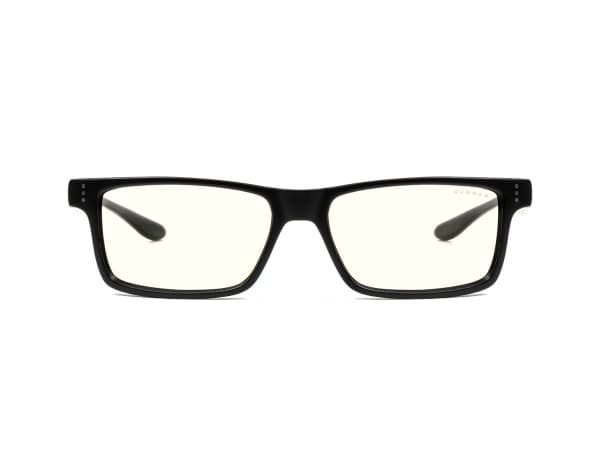 Gunnar Optiks Vertex, Unisex, Rektangel, Mode, Svart, Plast, Transparent