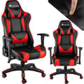 Miniatyrbillede 1 af 11: Premium gamerstol Twink - sort/rød