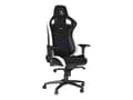 Miniatyrbilde 2 av 5: Noblechairs EPIC SK Gaming Edition - Spillestol - ergonomisk - armlener - T-formet - tipping - roterende - polyuretanlær - svart, hvit, blå