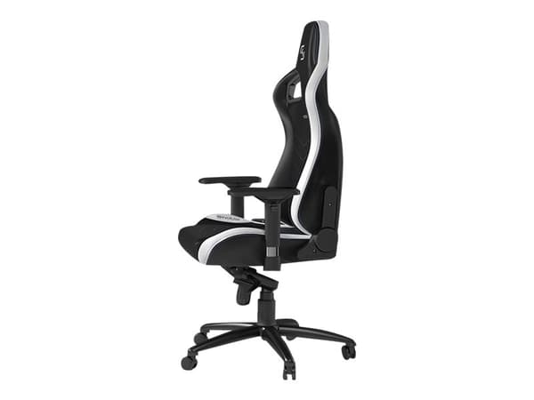 Noblechairs EPIC SK Gaming Edition - Spillestol - ergonomisk - armlener - T-formet - tipping - roterende - polyuretanlær - svart, hvit, blå