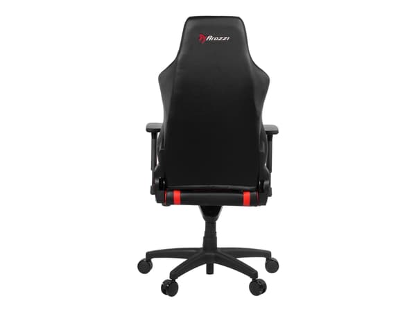 Arozzi Vernazza - Stol - ergonomisk - armlener - T-formet - roterende - metall, polyuretanlær - rød