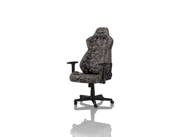 Nitro Concepts S300, Stoppad sits, Stoppat ryggstöd, Kamouflage, Kamouflage, Tyg, Skum, Tyg, Skum