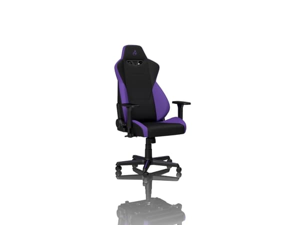 Nitro Concepts S300, Polstret sete, Polstret ryggstøtte, Sort, Lilla, Sort, Lilla, Stoff, Skum, Stoff, Skum