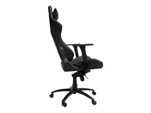 LC Power LC-GC-3 - Stol - ergonomisk - armlener - T-formet - roterende - plastikk, metall, skumplast, polyuretanlær - svart