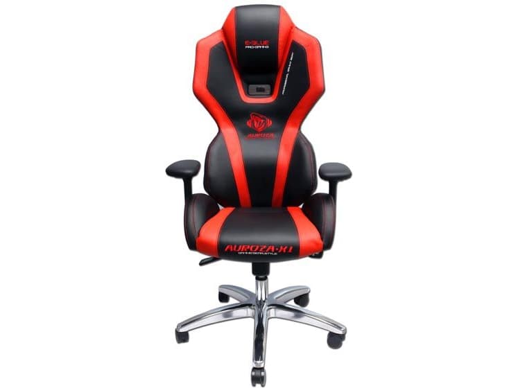 E-Blue Auroza Black and red armchair (EEC301REAA-EA)