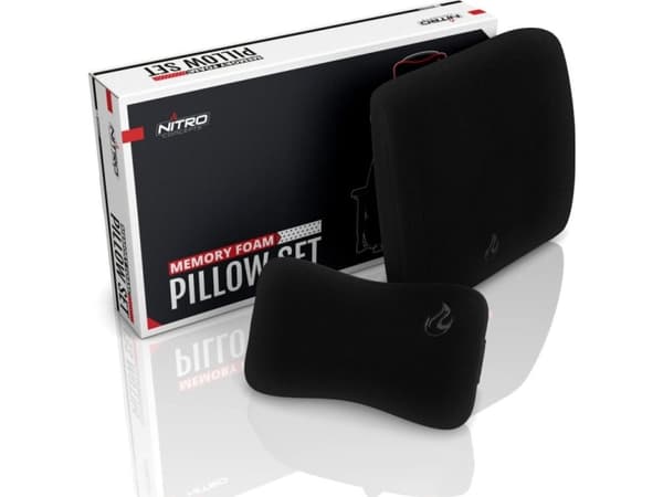 Nitro Concepts Memory Foam Putesett - svart/svart