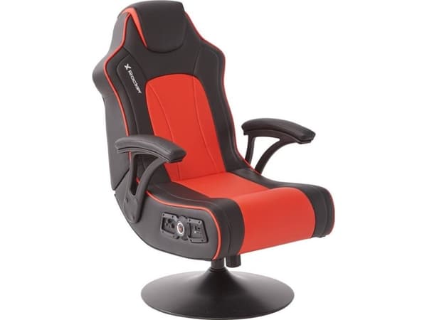 X Rocker TORQUE 2.1 Gaming-Sessel mit Wireless Audiosystem und Vibrationsmotor - schwarz/rot