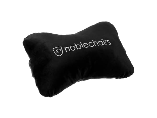 noblechairs Cushion set, Sort, Hvit, 2 stykker