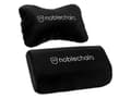 Miniatyrbilde 1 av 5: noblechairs Cushion set, Sort, Hvit, 2 stykker