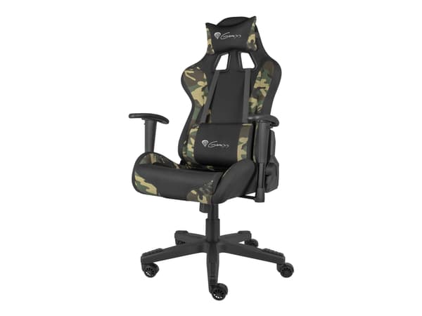 Genesis Nitro 560 - Stol - armlener - tipping - roterende - stoff - svart, grønn, brun