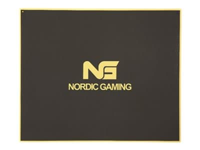 Nordic Gaming Guardian - Stolmatta - 120 x 100 cm - svart - ram: guld