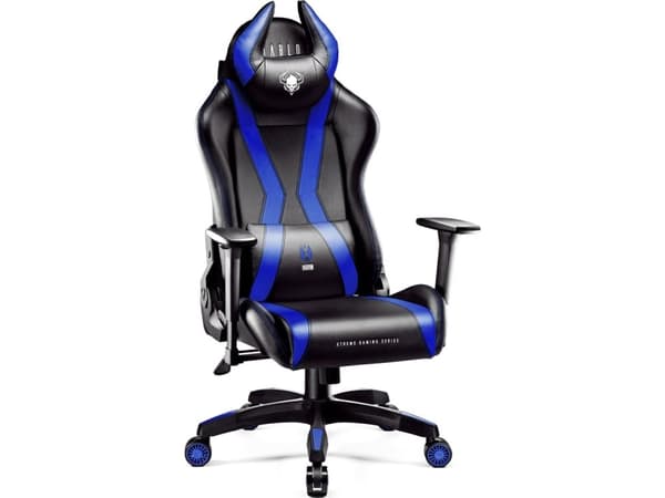 Diablo Chairs X-Horn L blå lenestol