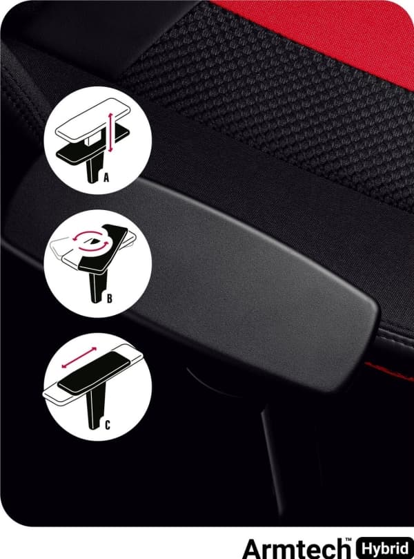Gamingstol Diablo X-Player 2.0 Gamingstol Normal, Sort-rød