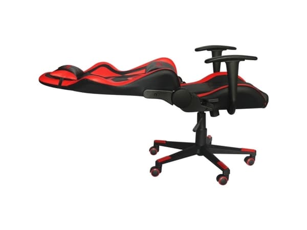 Marvo SCAUN GAMING CH-106, Gaming-stol, 150 kg, Maske sete, Mesh Ryggstø, Universell, Sort, Rød