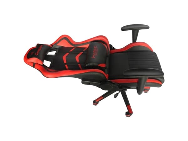 Marvo SCAUN GAMING CH-106, Gaming-stol, 150 kg, Maske sete, Mesh Ryggstø, Universell, Sort, Rød