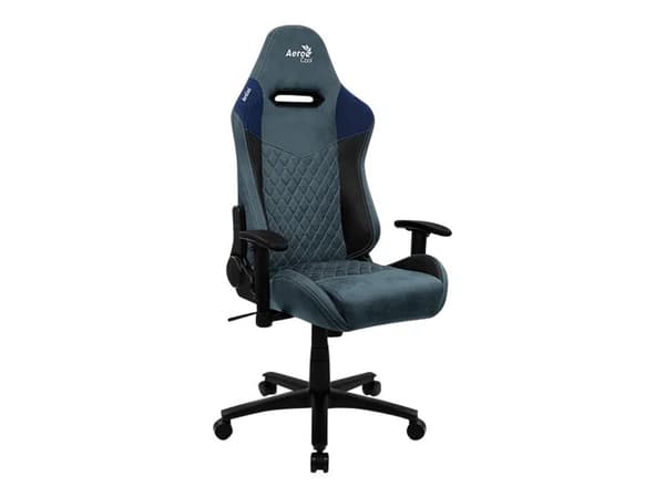 AeroCool DUKE - Stol - ergonomisk - armlener - T-formet - tipping - roterende - mikrofiber, kullstoff-fiber, leatherette, semsket, høydensitetsskumpl