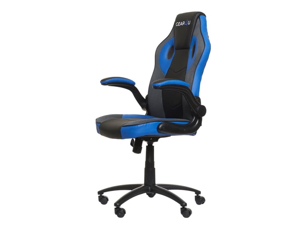 Gear4U Gambit Pro, PC-spelsstol, PC, 150 kg, Stoppad sits, Stoppat ryggstöd, Svart