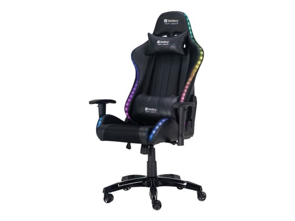 Sandberg 640-94 video-spill stol Universal gaming-stol Polstret sete Sort