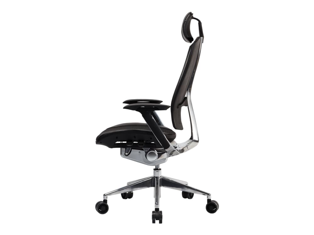Cooler Master Gaming Ergo L, Spelfåtölj, Universal, 200 kg, Sits i nätmaterial, Genombrutet ryggstöd, Silver