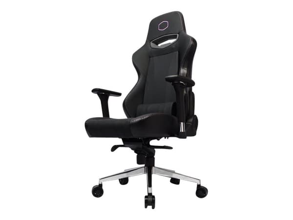 Cooler Master Calliber Series Caliber X1 - Stol - ergonomisk - armlener - T-formet - tipping - roterende - aluminium, støpt skumplast, stålramme - sv
