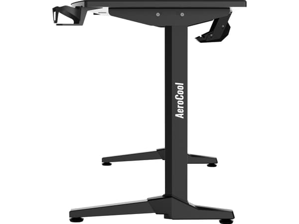 Aerocool ACD2, Suora, Suorakaiteen muotoinen, Lastulevy, Terästä, Pelaaminen, Musta